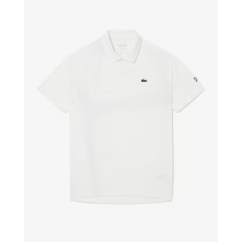 Camisa Polo Lacoste Tenis X Novak Djokovic On Court - Branco